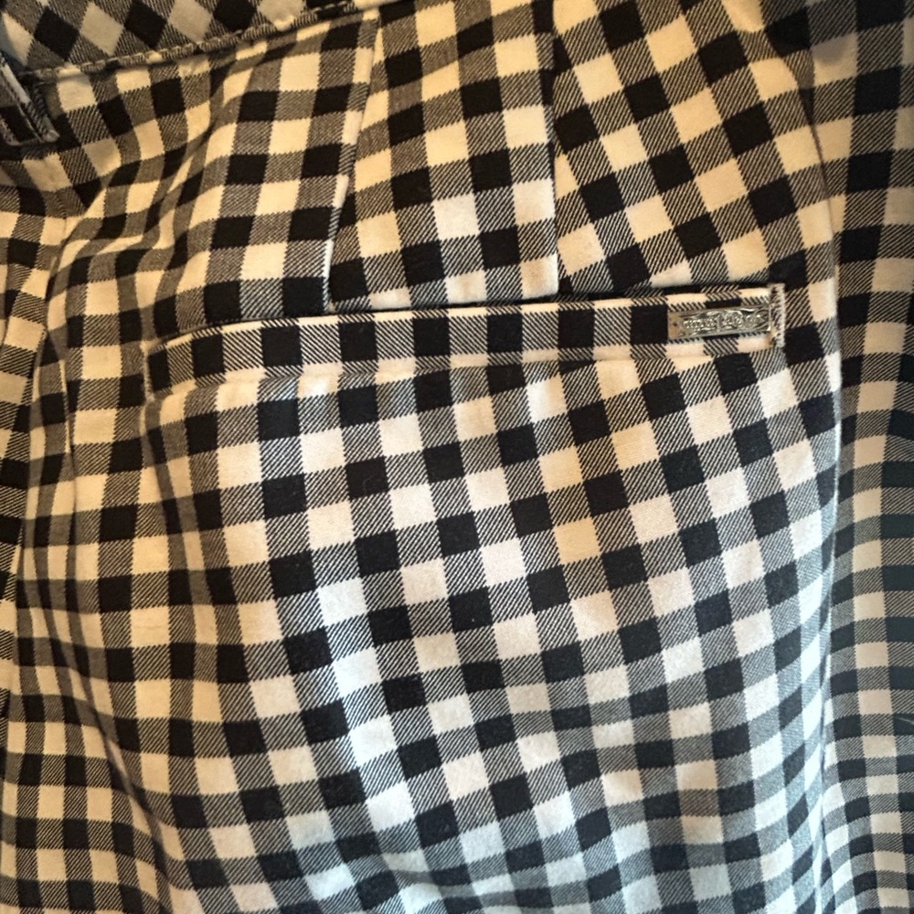 Slim ankle black & white checks piper pants - Picture 4 of 5
